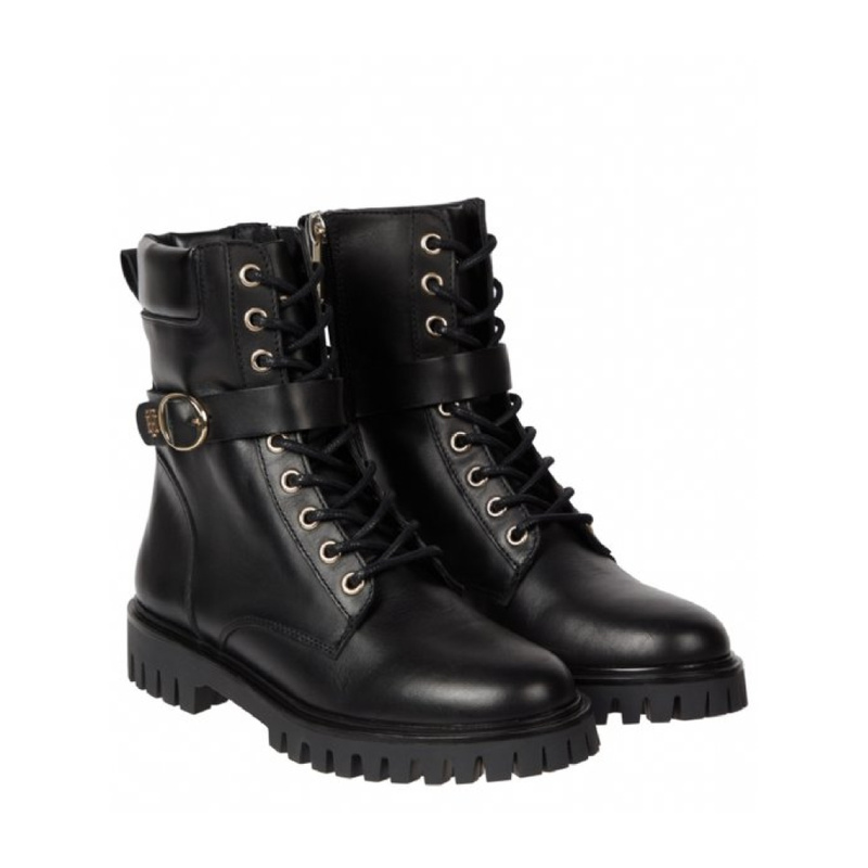 Tommy jeans studs lace best sale up boot