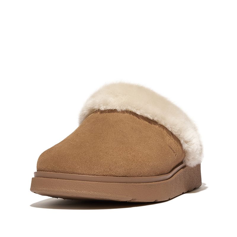 Fitflop Pantoffel Bruin Pantoffels Schoenen Dames Berca.be