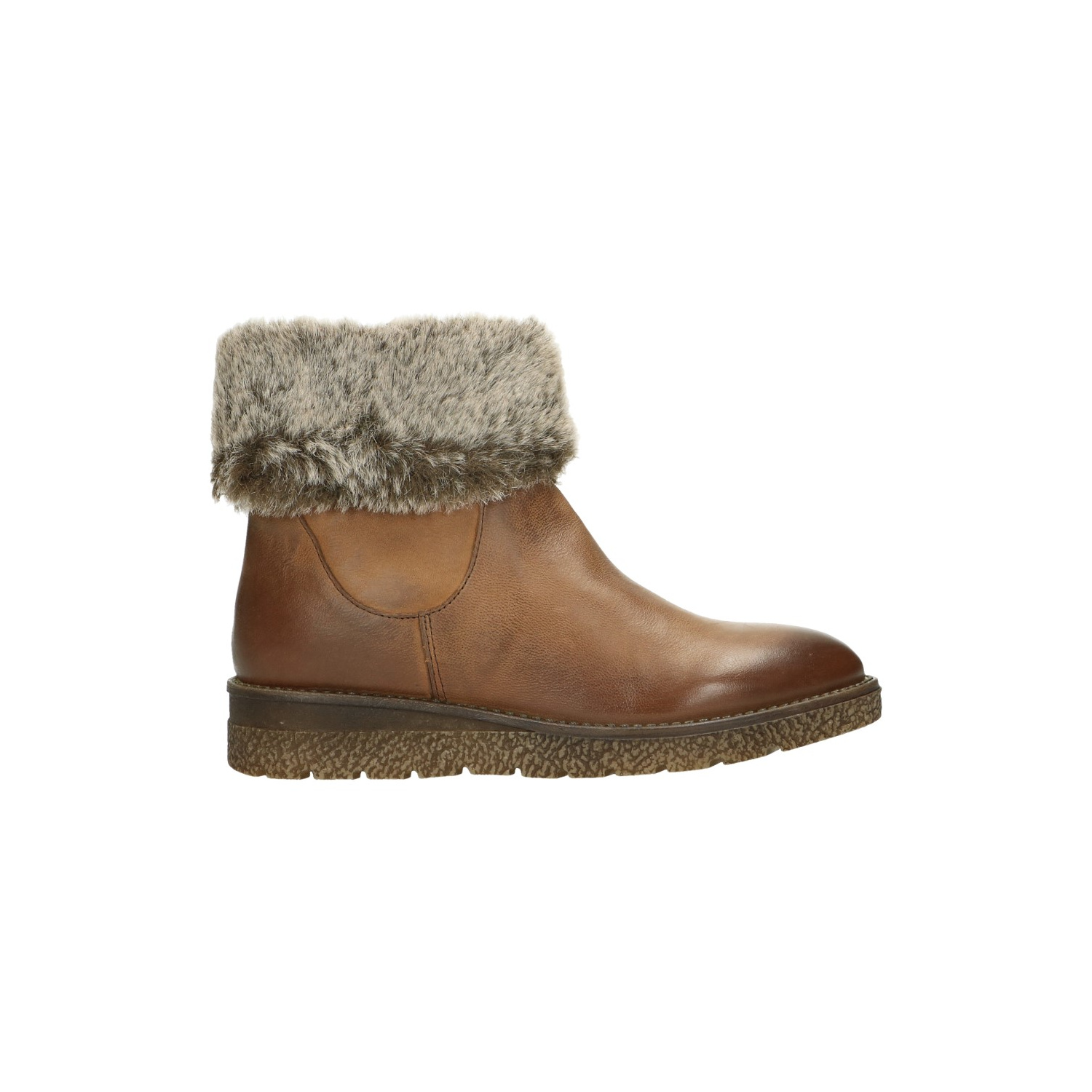 Klondike Boots / ancleboot cognac - Boots ancleboots Shoes - Ladies - Berca shoes